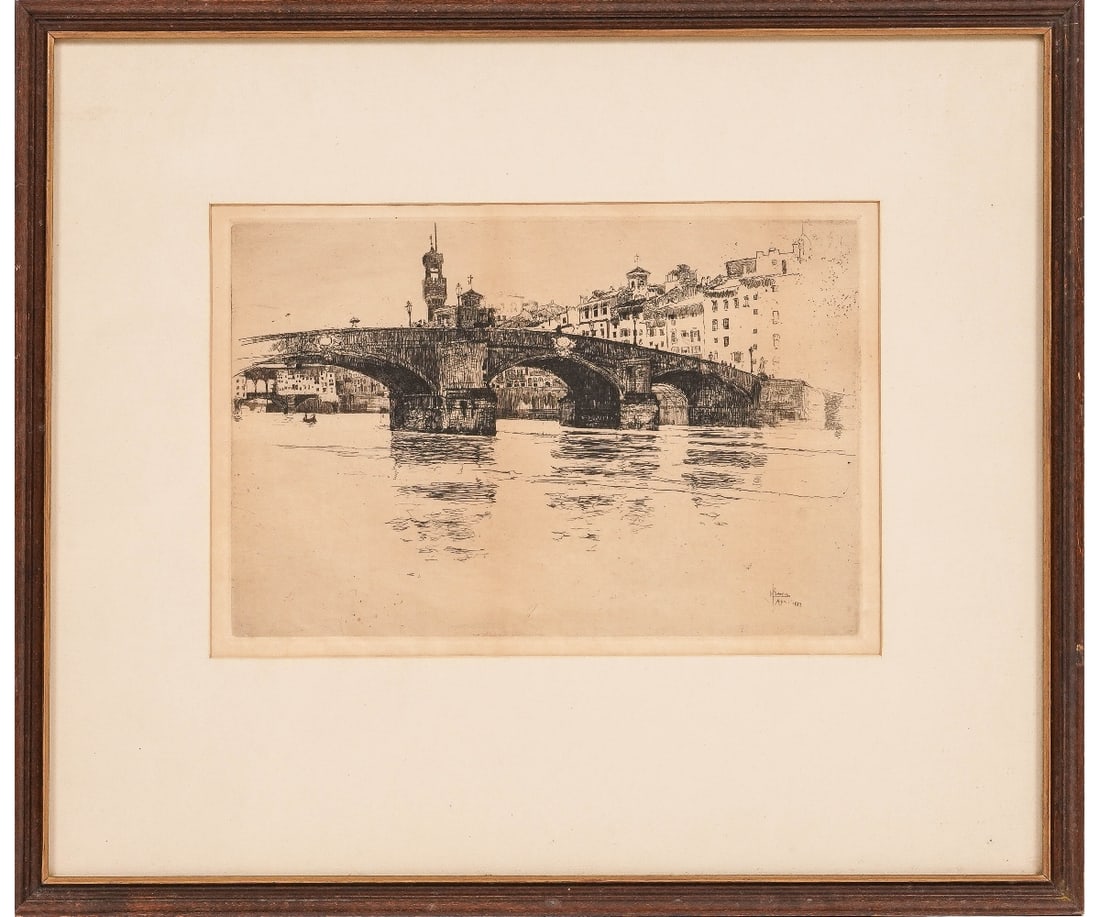 JOSEPH PENNELL DRYPOINT ETCHING (1 of 5)