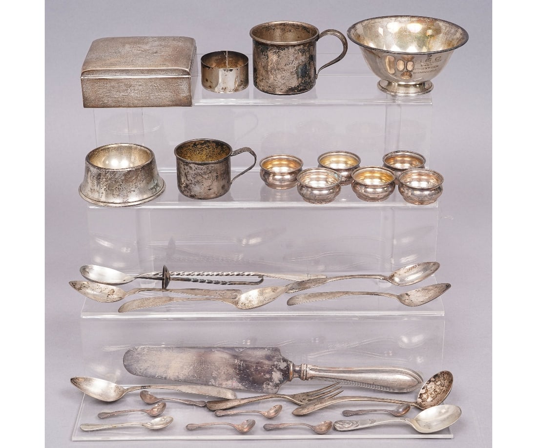 STERLING SILVER TABLEWARE (1 of 9)
