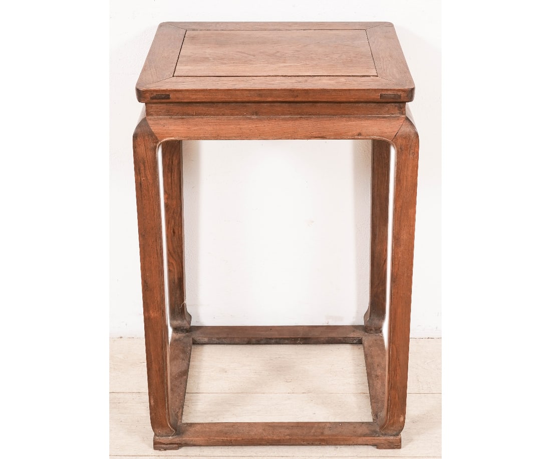 CHINESE EXOTIC WOOD END TABLE (1 of 6)
