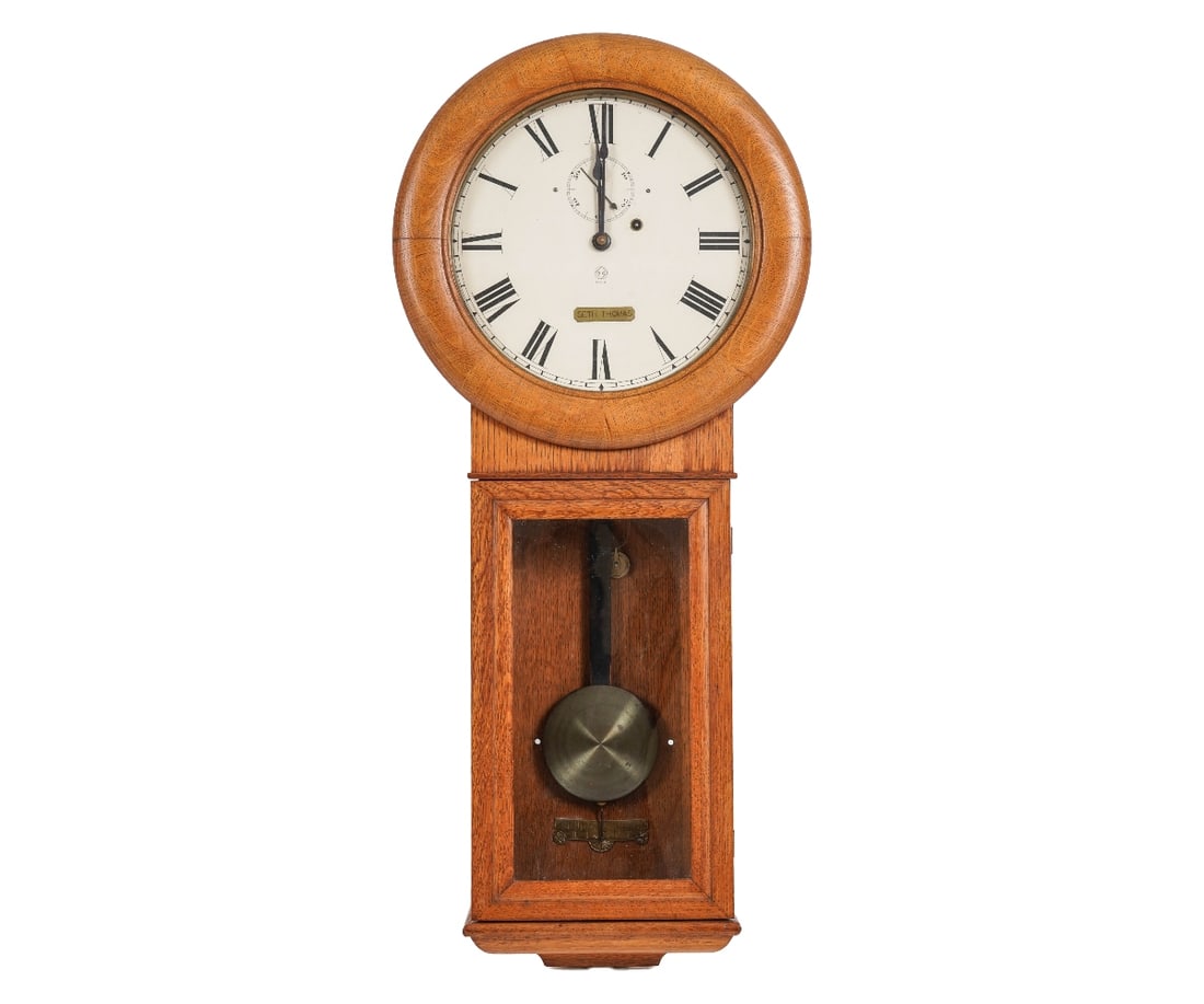 SETH THOMAS REGULATOR CLOCK (1 of 6)