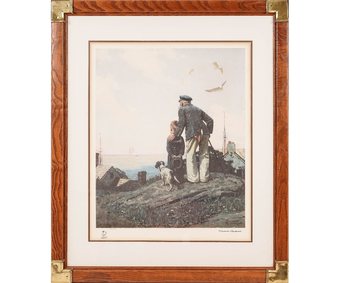 LIMITED EDITION NORMAN ROCKWELL PRINT (1 of 8)