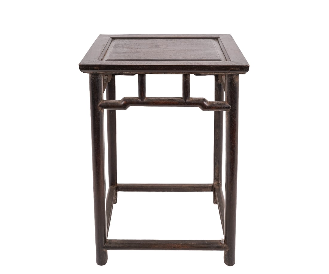 CHINESE WOOD END TABLE (1 of 5)