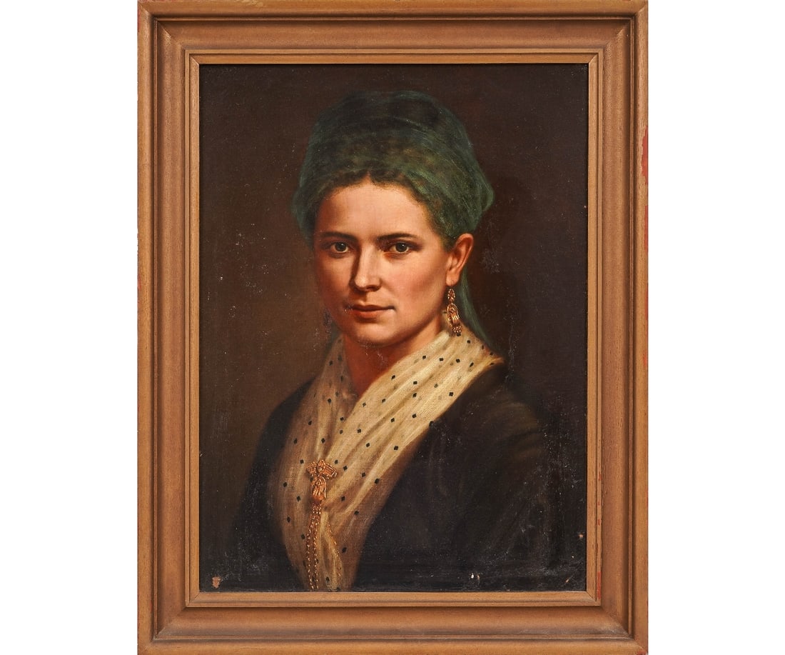 OIL ON CANVAS PORTRAIT BY THOENER (1 of 7)