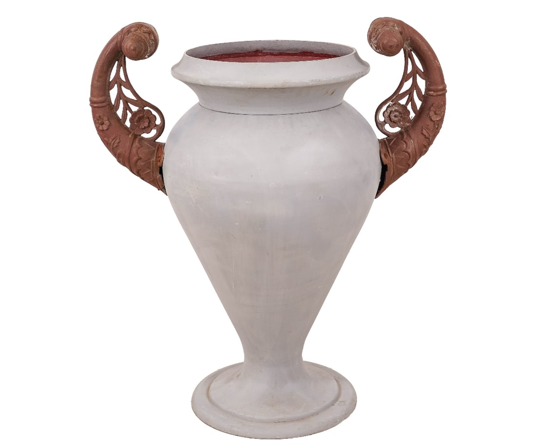 CAST IRON GARDEN URN (1 of 10)