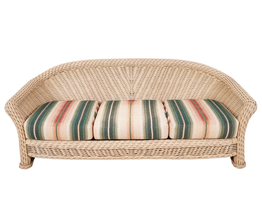 FICKS REED RATTAN SOFA (1 of 11)