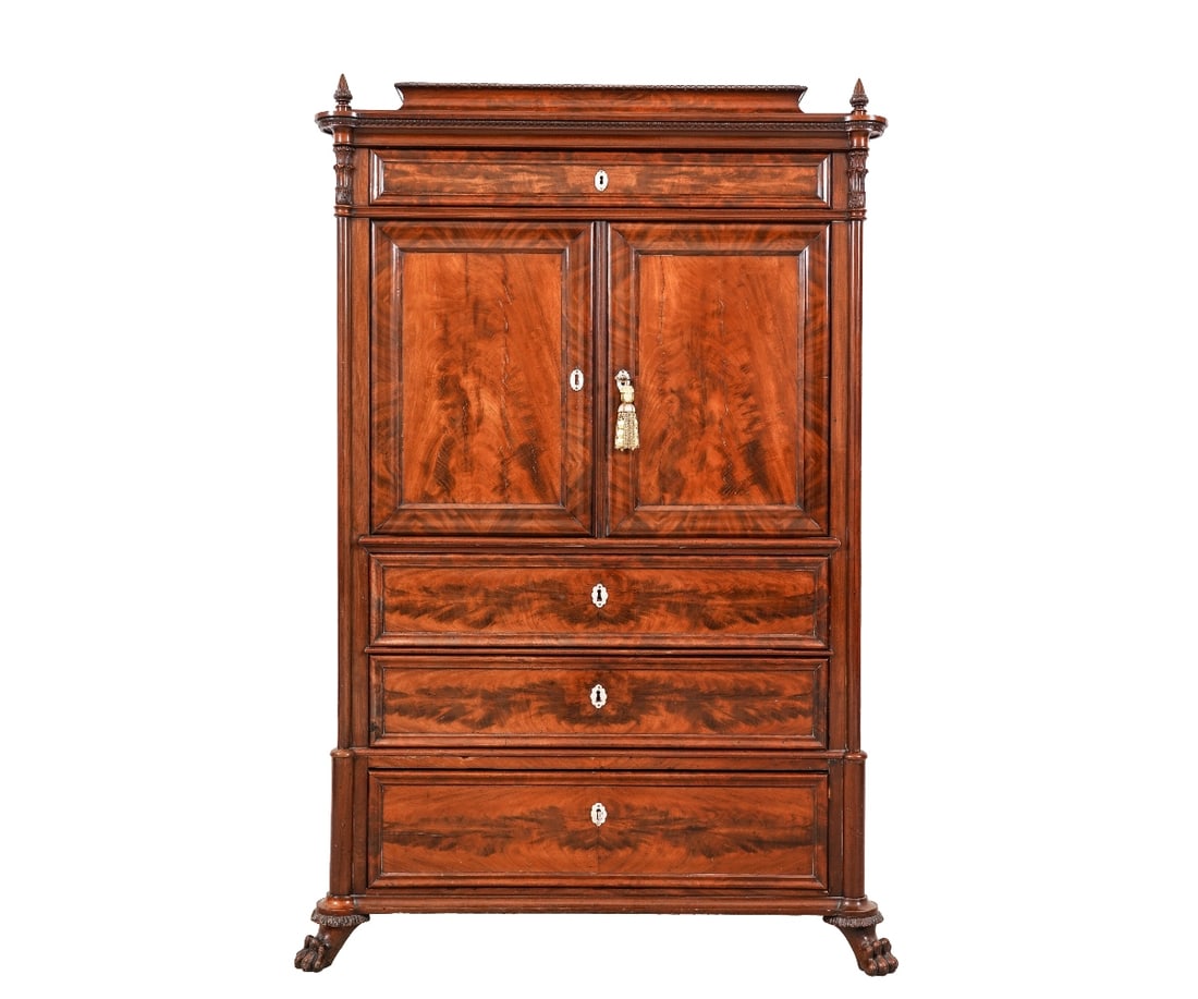 DANISH EMPIRE TEA CABINET (1 of 17)