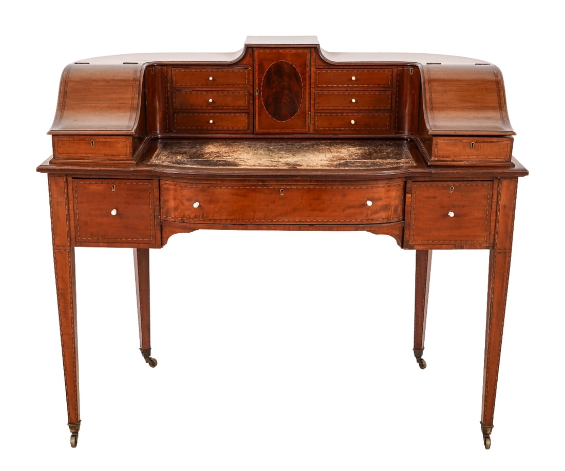 ENGLISH CARLTON HOUSE DESK (1 of 16)