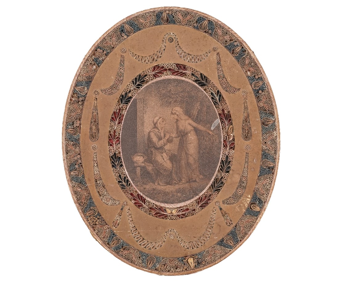 RARE QUILL WORK (1 of 5)