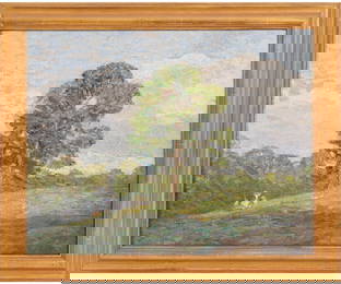 N.C. WYETH OIL ON CANVAS