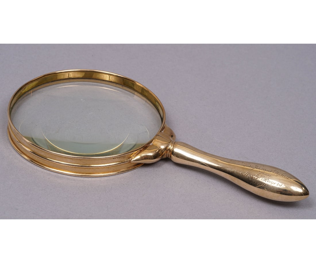 14K GOLD MAGNIFYING GLASS (1 of 6)