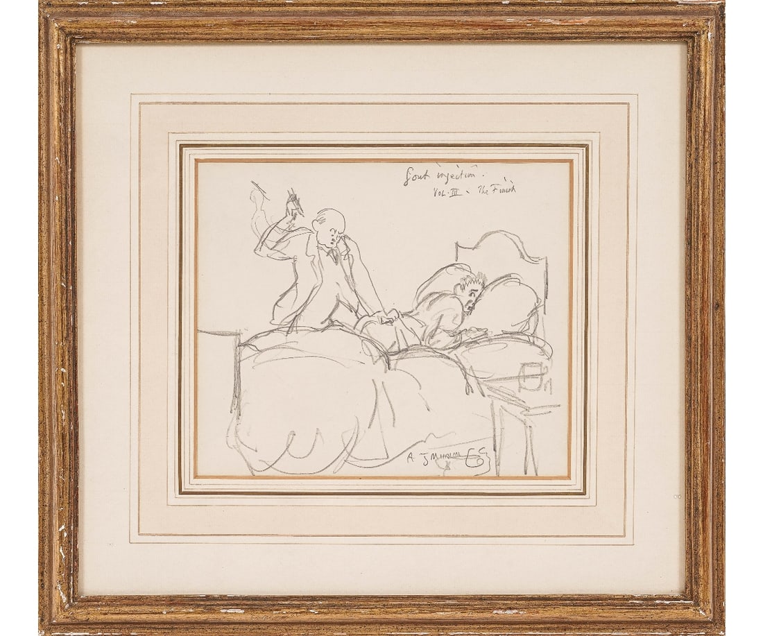 ALFRED J. MUNNINGS SKETCH (1 of 6)