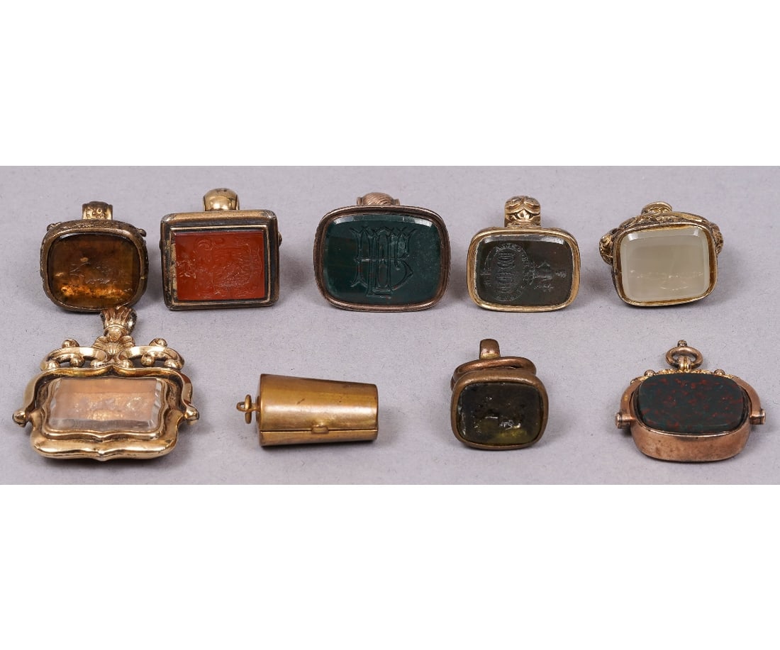 VINTAGE MEN'S WATCH FOBS (1 of 9)