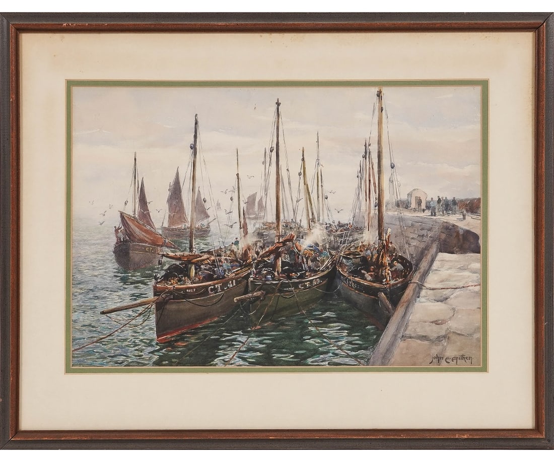 JOHN E. AITHEN WATERCOLOR (1 of 4)