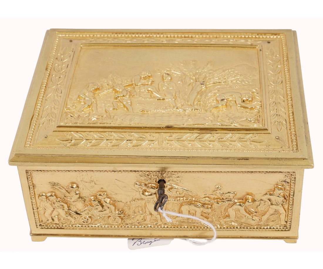 GILT BRONZE BOX (1 of 4)
