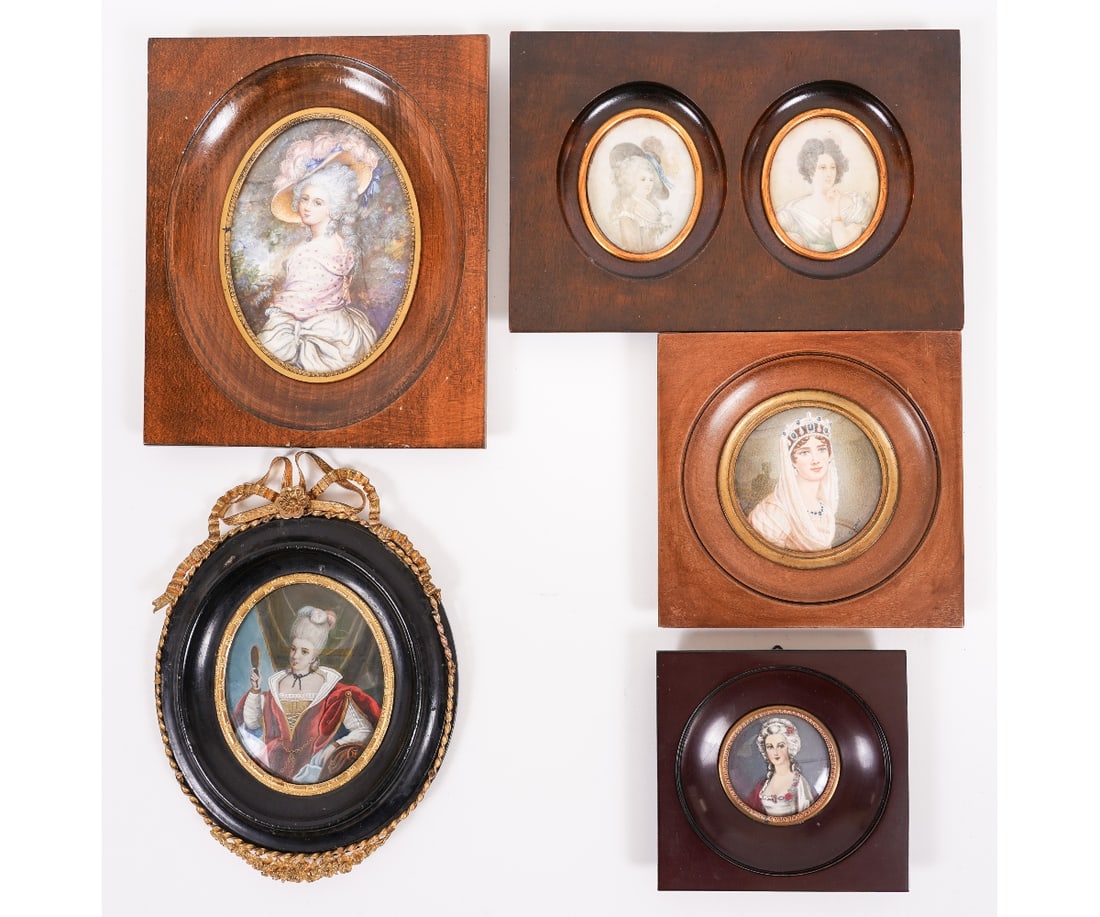 FRENCH MINIATURE PORTRAITS (1 of 14)