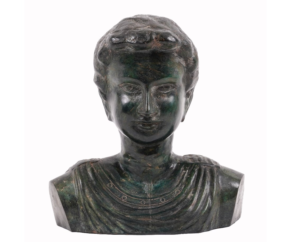 HOLLOW BRONZE BUST (1 of 7)