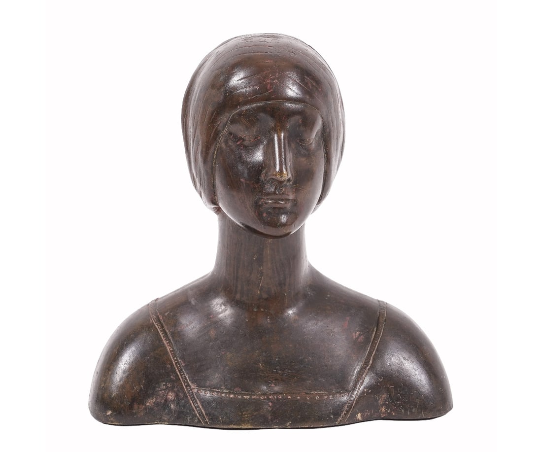 BRONZE BUST (1 of 4)
