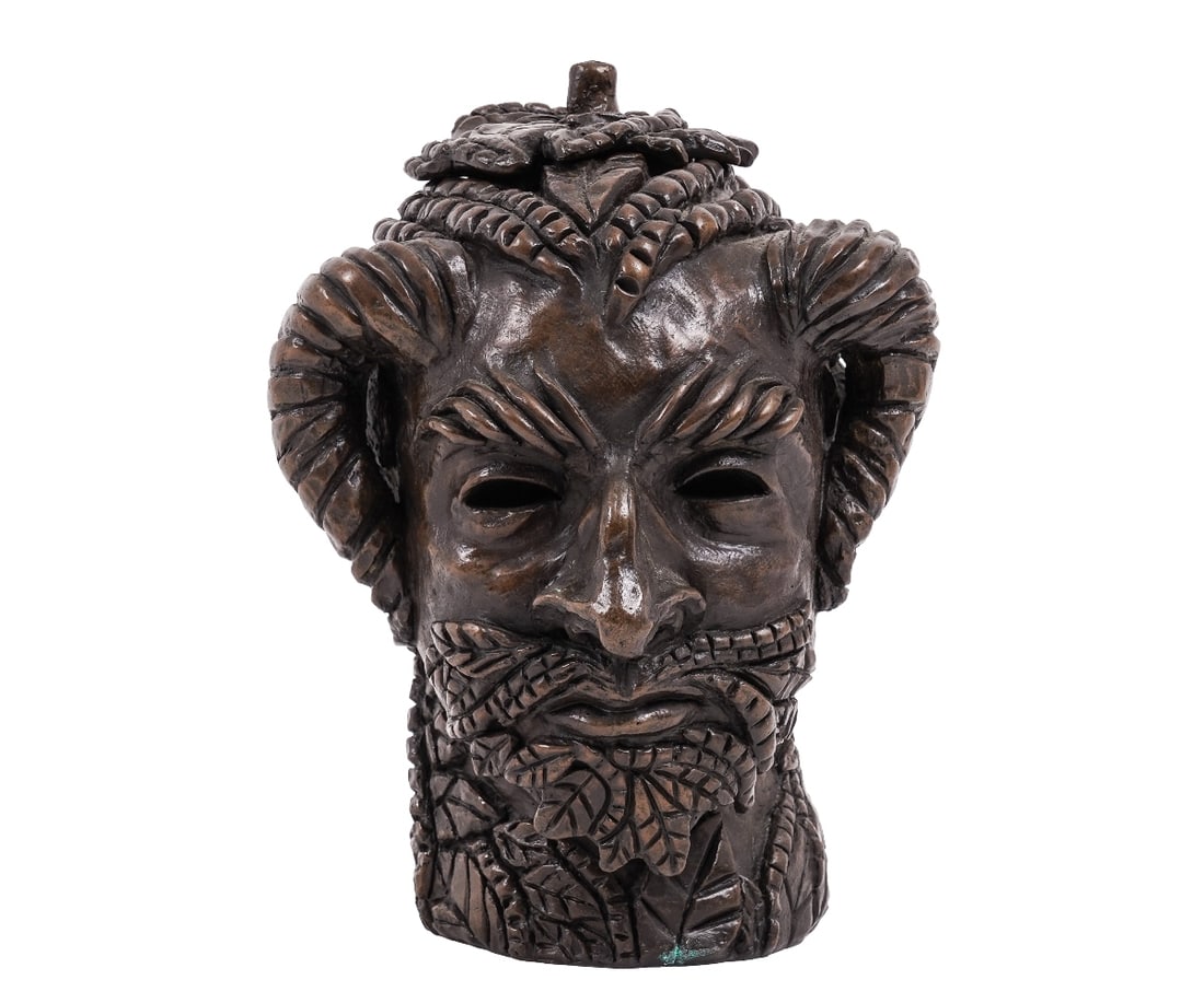C. GARAUR BRONZE DEVIL HEAD (1 of 7)