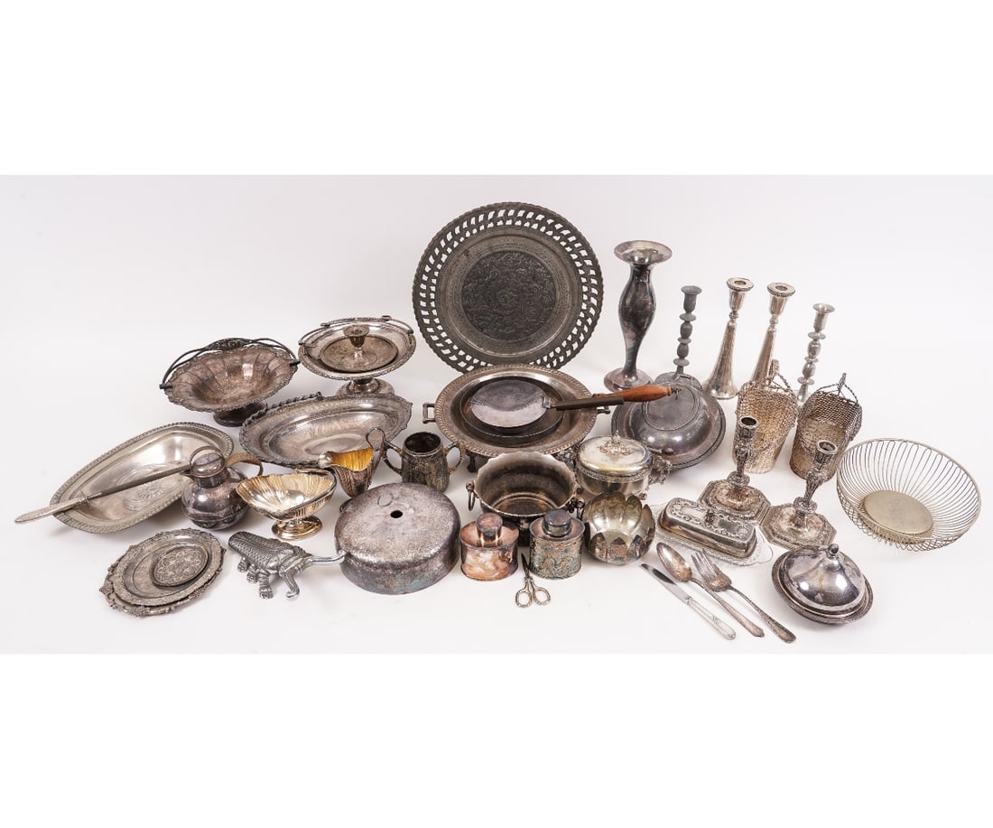 SILVER PLATE TABLEWARE (1 of 3)