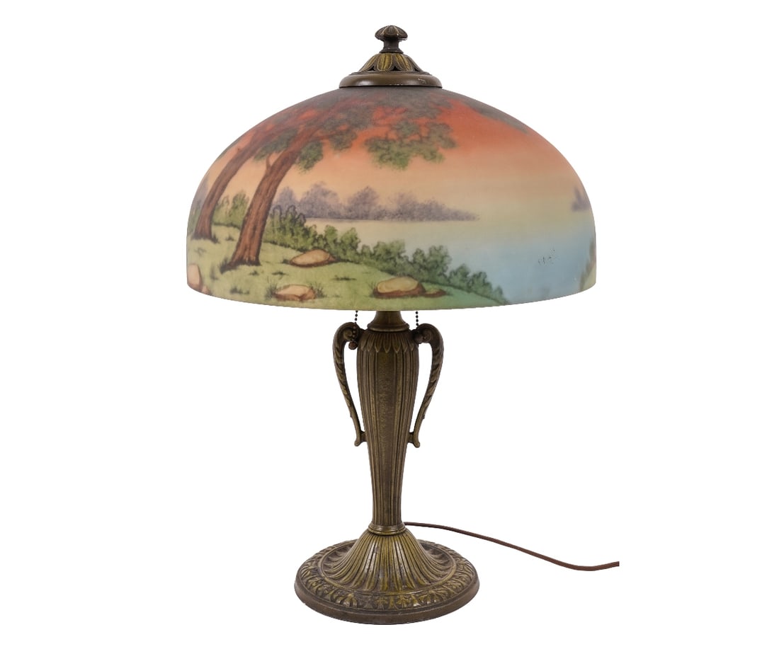 SPELTER METAL LAMP (1 of 6)