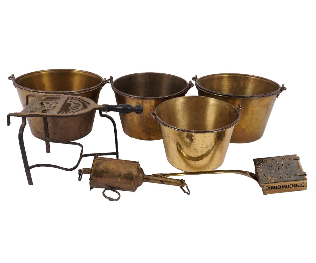 BRASS PAILS, CLOCK JACK etc. (1 of 9)