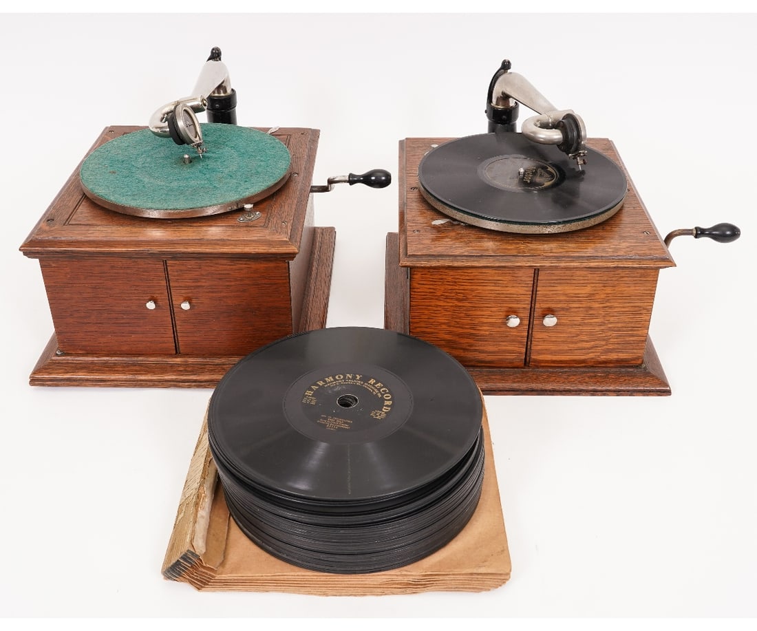 TWO VICTOR TALKING MACHINES (1 of 10)