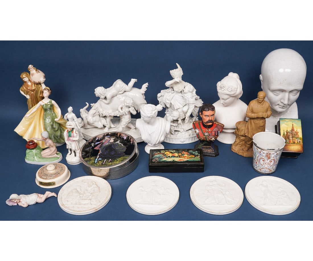 PORCELAIN & BISQUE FIGURES etc. (1 of 6)