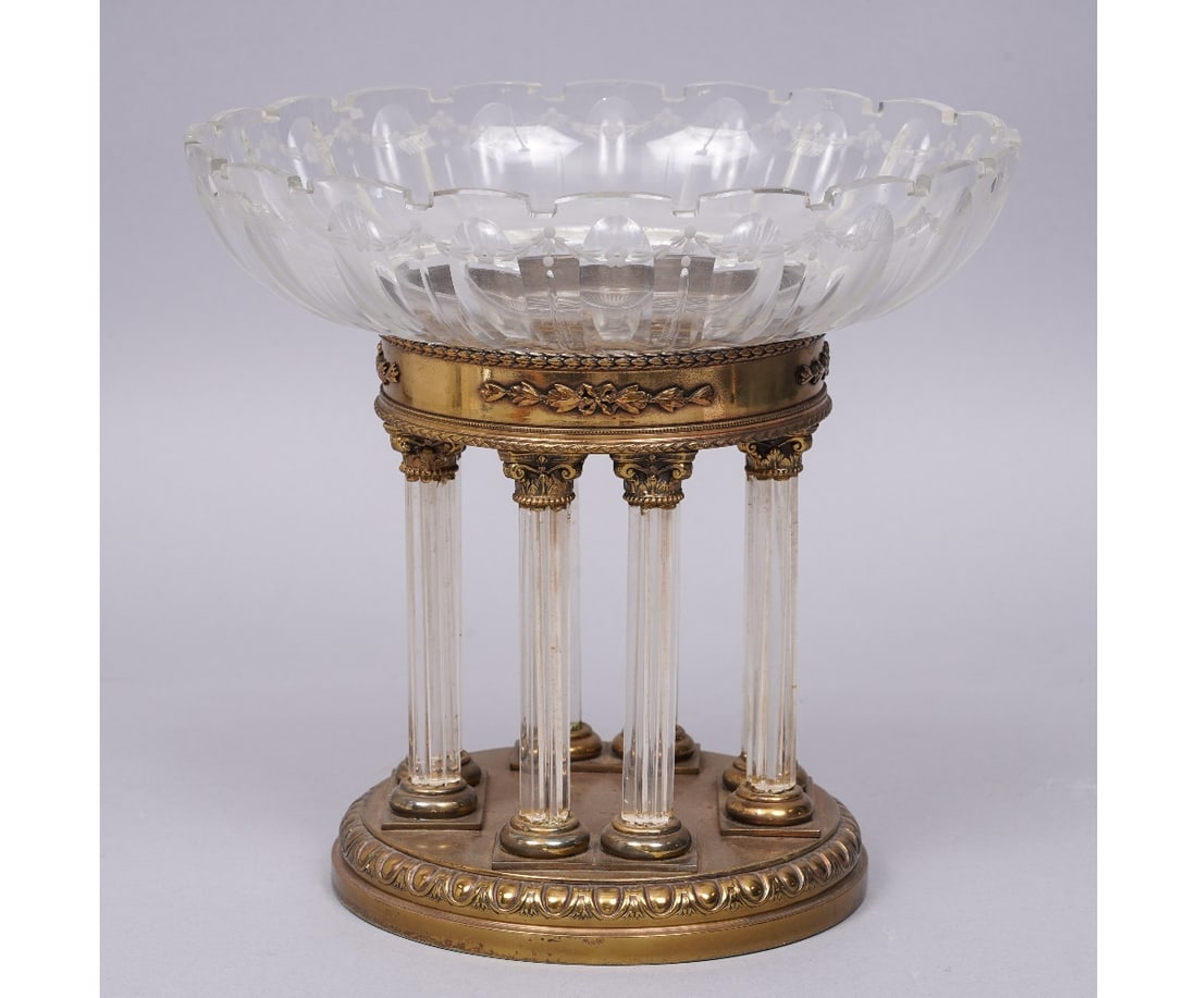 FRENCH EMPIRE BRASS CENTERPIECE (1 of 6)