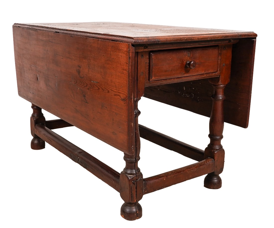 PRIMITIVE DROP-LEAF TABLE (1 of 8)
