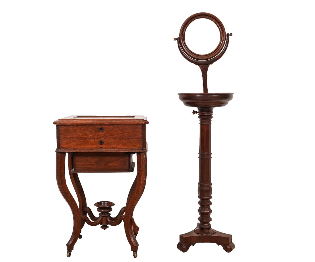 VICTORIAN SHAVING STAND (1 of 10)