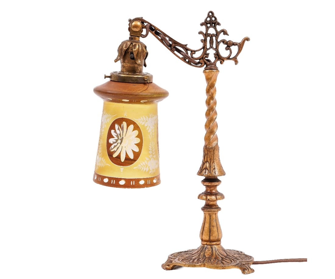 CAST IRON DESK LAMP (1 of 7)