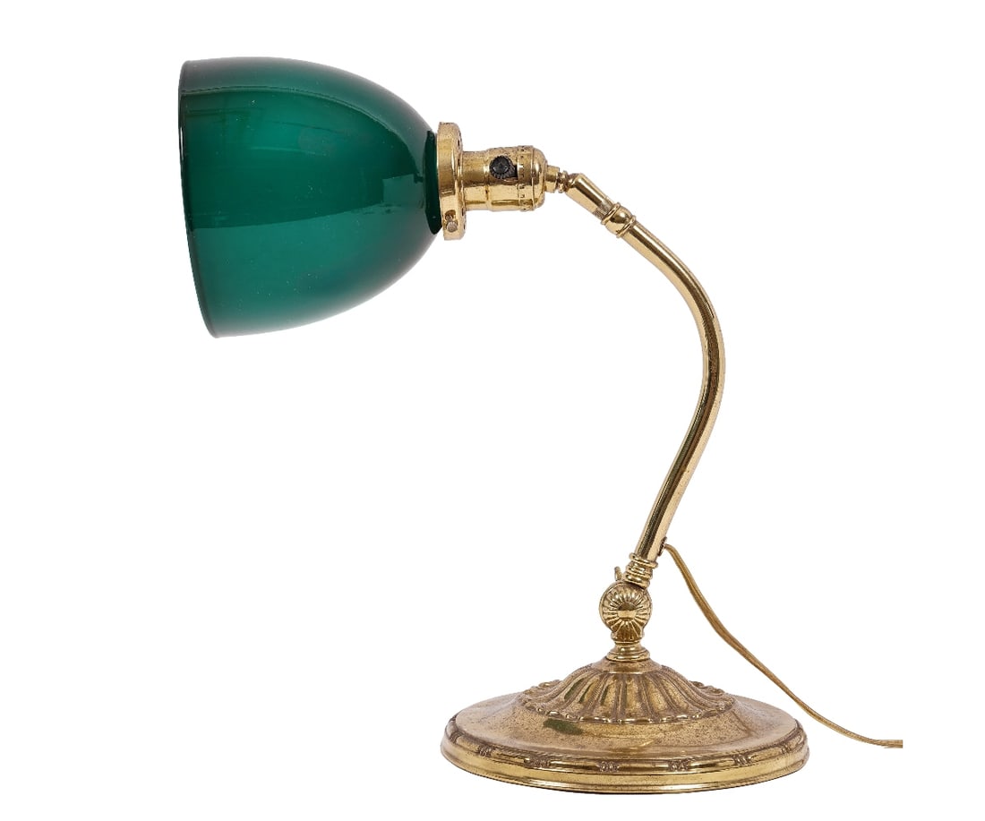 EMERALITE BRASS DESK LAMP (1 of 8)