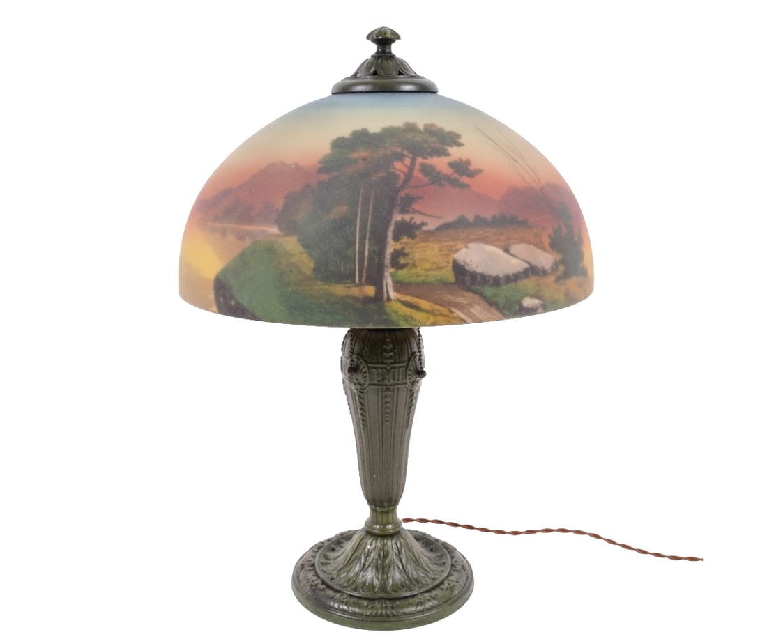 ART NOUVEAU TABLE LAMPS (1 of 9)