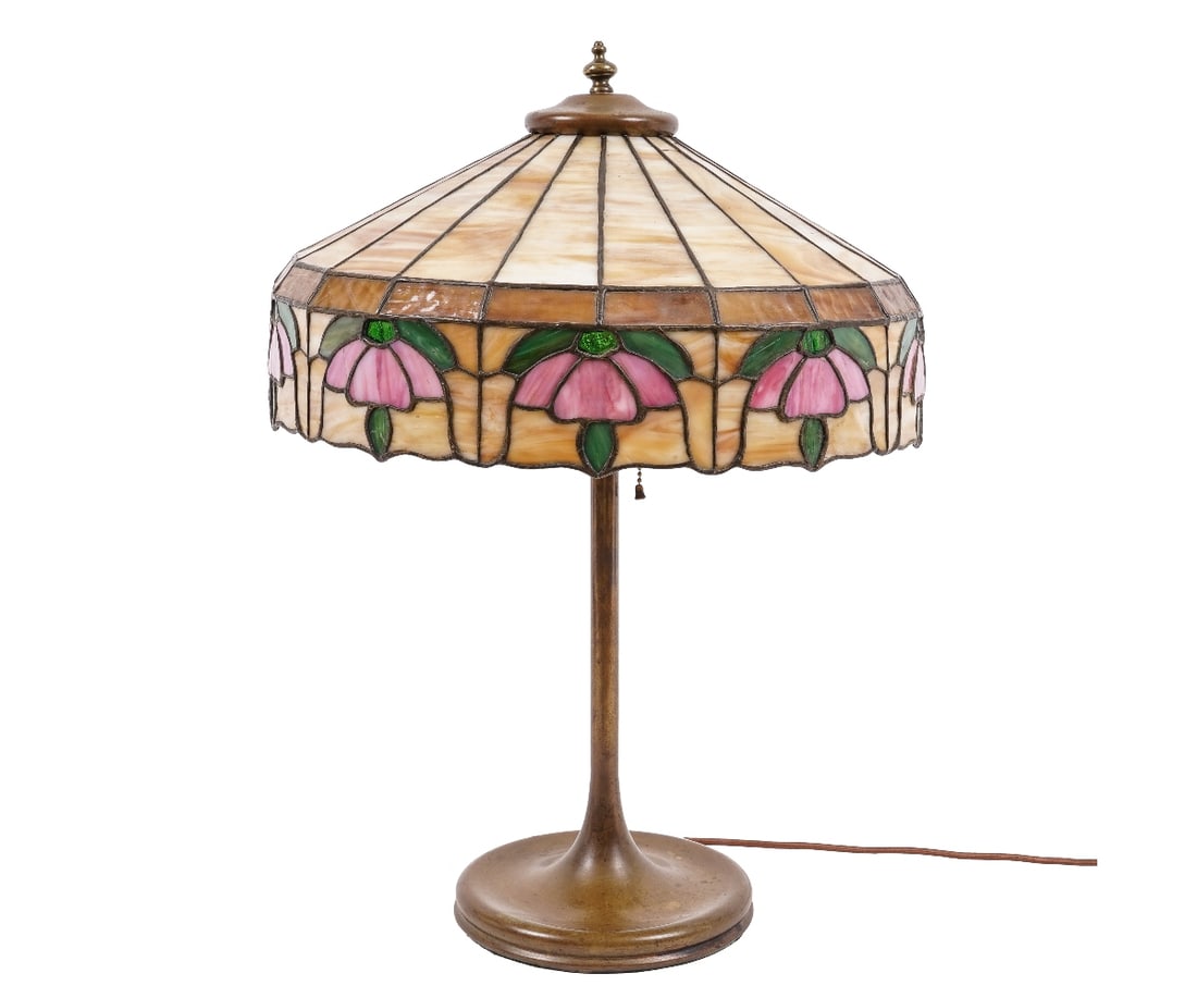 ART NOUVEAU BRONZE LAMP (1 of 11)