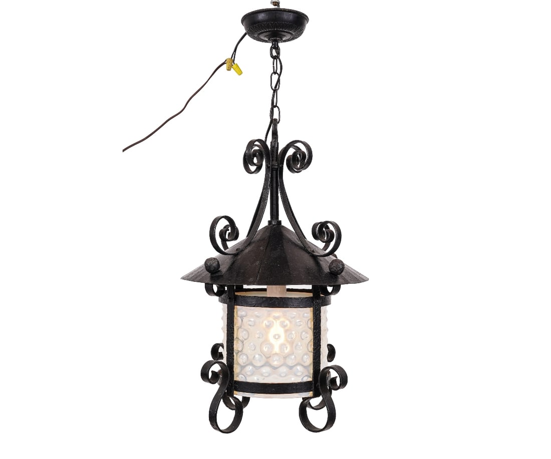 LARGE ARTS & CRAFTS HALL LAMP (1 of 5)