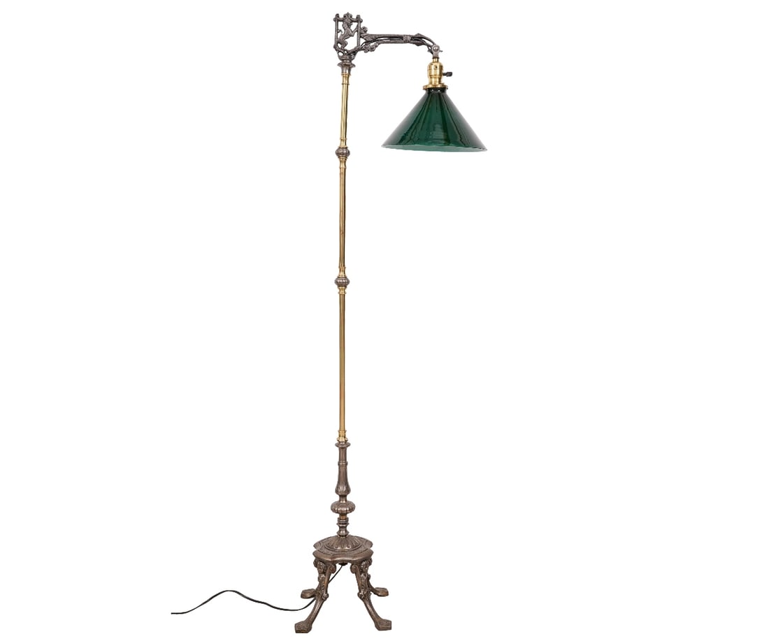 REMBRANDT BRASS FLOOR LAMP (1 of 8)