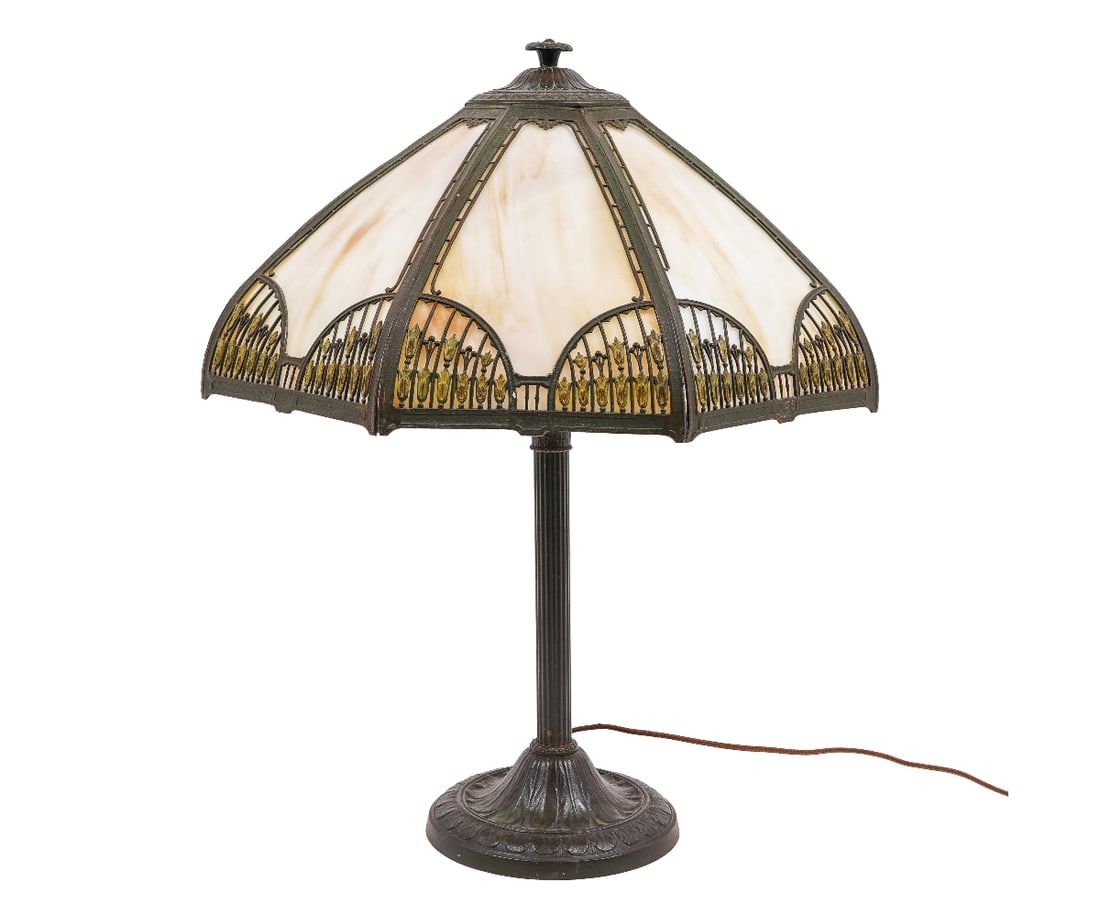 A&R CO ART NOUVEAU LAMP (1 of 7)