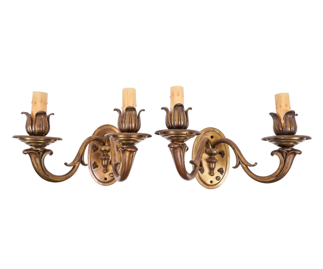 PAIR ART NOUVEAU SCONCES (1 of 4)