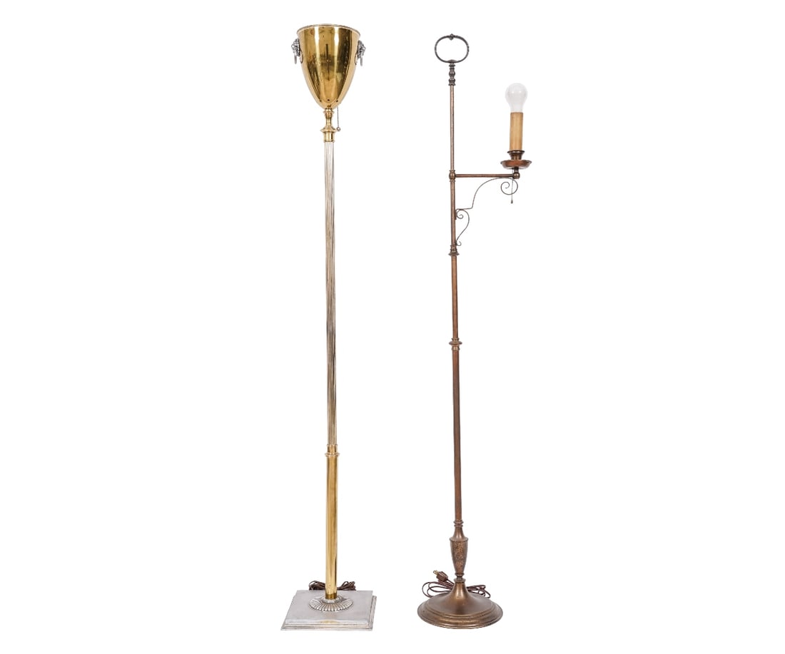 TWO FLOOR LAMPS (1 of 5)