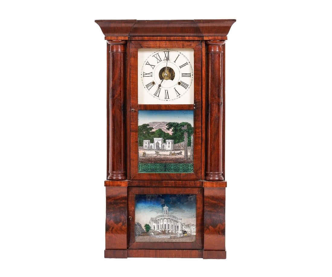 BIRGE PECK CO. SHELF CLOCK (1 of 9)