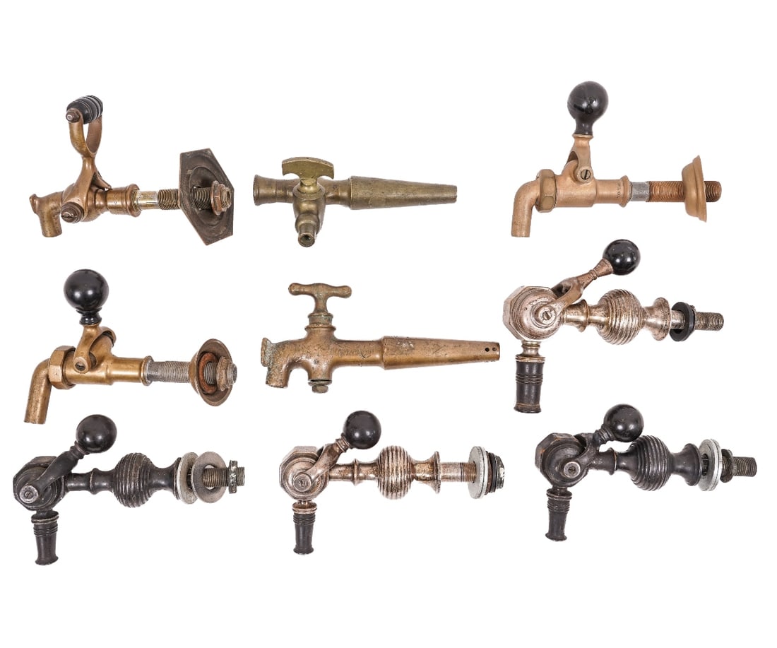 COLLECTION OF VINTAGE  BEER KEG TAPS (1 of 6)