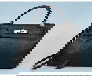 FINE HERMES' KELLY 32 HANDBAG