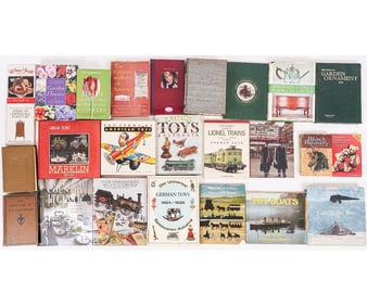 BOOKS AND PAMPHLETS ON EARLY TOYS etc.