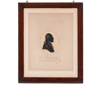 SAMUEL FOLWELL GEORGE WASHINGTON SILHOUETTE
