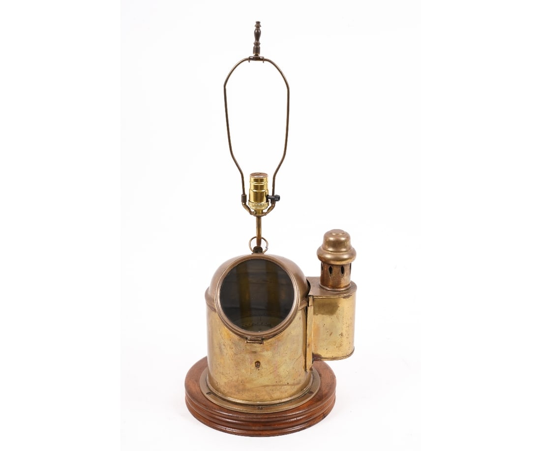 BRASS SHIPS BINNACLE LAMP (1 of 9)