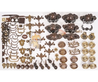 COLLECTION BRASS FURNITURE HARDWARE
