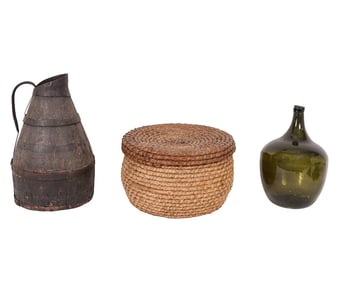 GEORGIAN OAK CIDER FLAGON