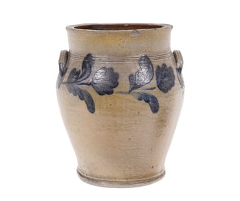 THREE-GALLON STONEWARE CROCK