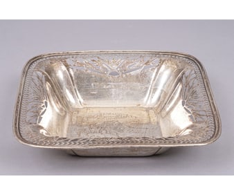 STERLING SILVER GOLF TROPHY