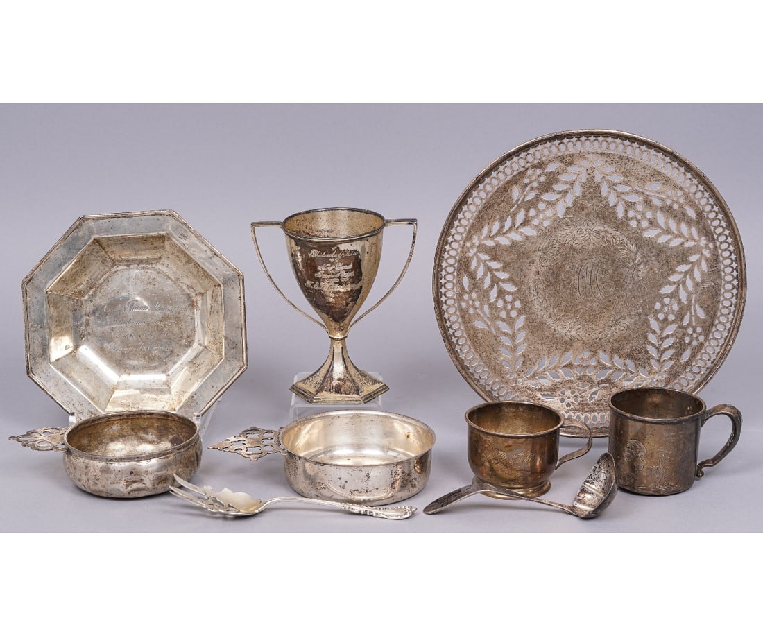 STERLING SILVER TABLEWARE (1 of 9)